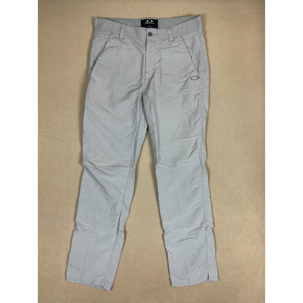 Oakley Pants Adult 34x32 Golf Preppy Chino Rugby Straight Leg Logo Mens